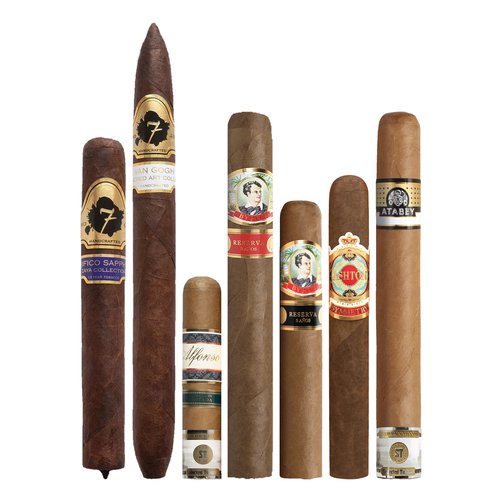 Cigar Inc. The Transatlantic Sampler, at Cigar Inc, Woodland Hills, clean product view