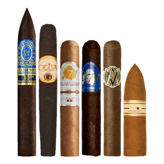 Cigar Inc. The Trick or Treat Sampler, at Cigar Inc, Woodland Hills, clean product view