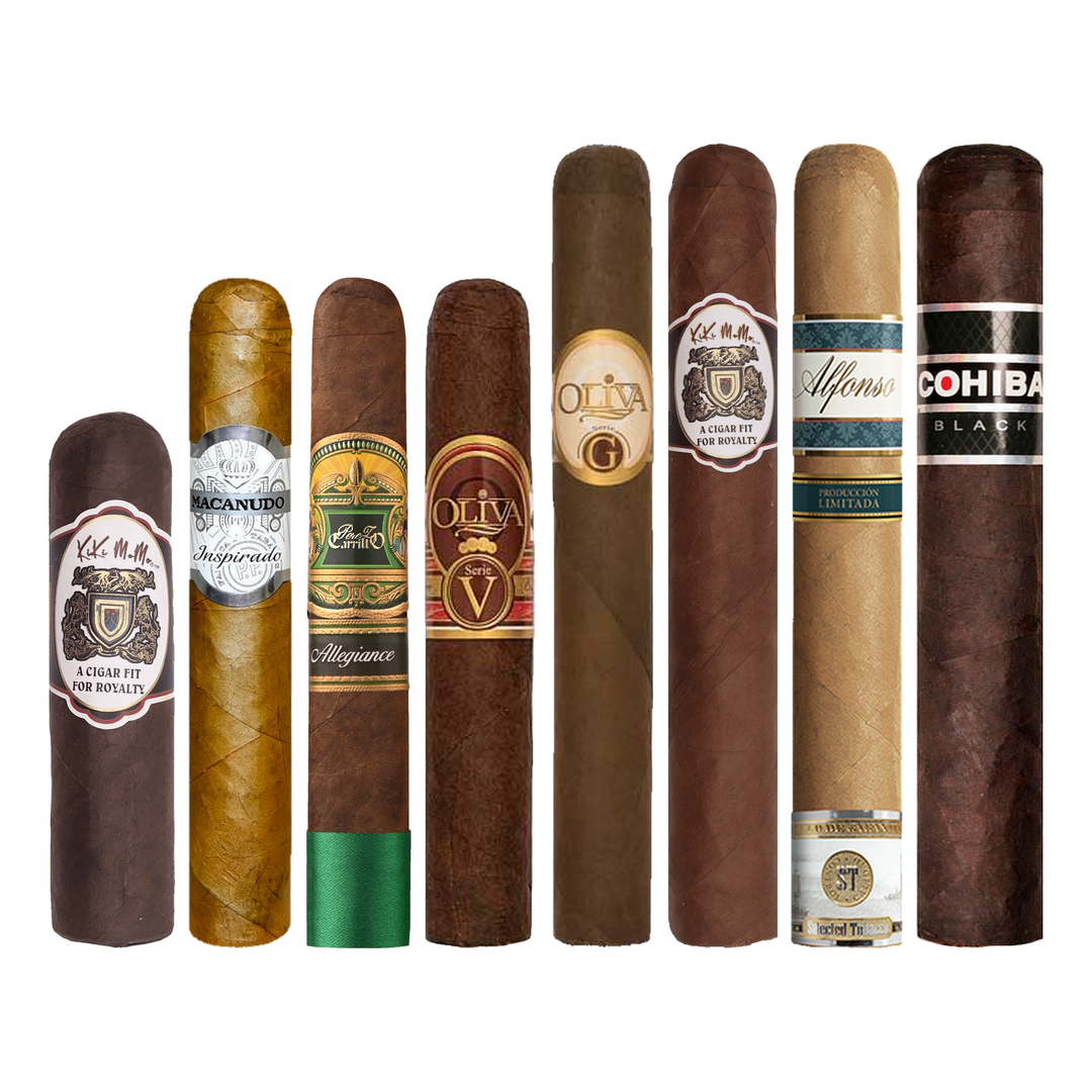 Cigar Inc. The Veil of Night Sampler, at Cigar Inc, Woodland Hills, clean product view