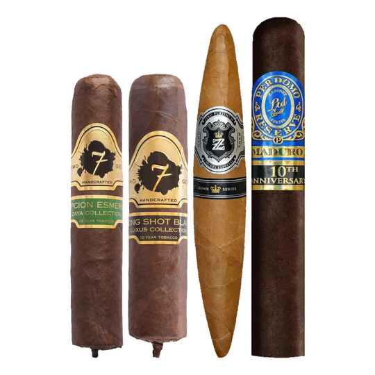 Cigar Inc. The Welcome Party Sampler, at Cigar Inc, Woodland Hills, clean product view