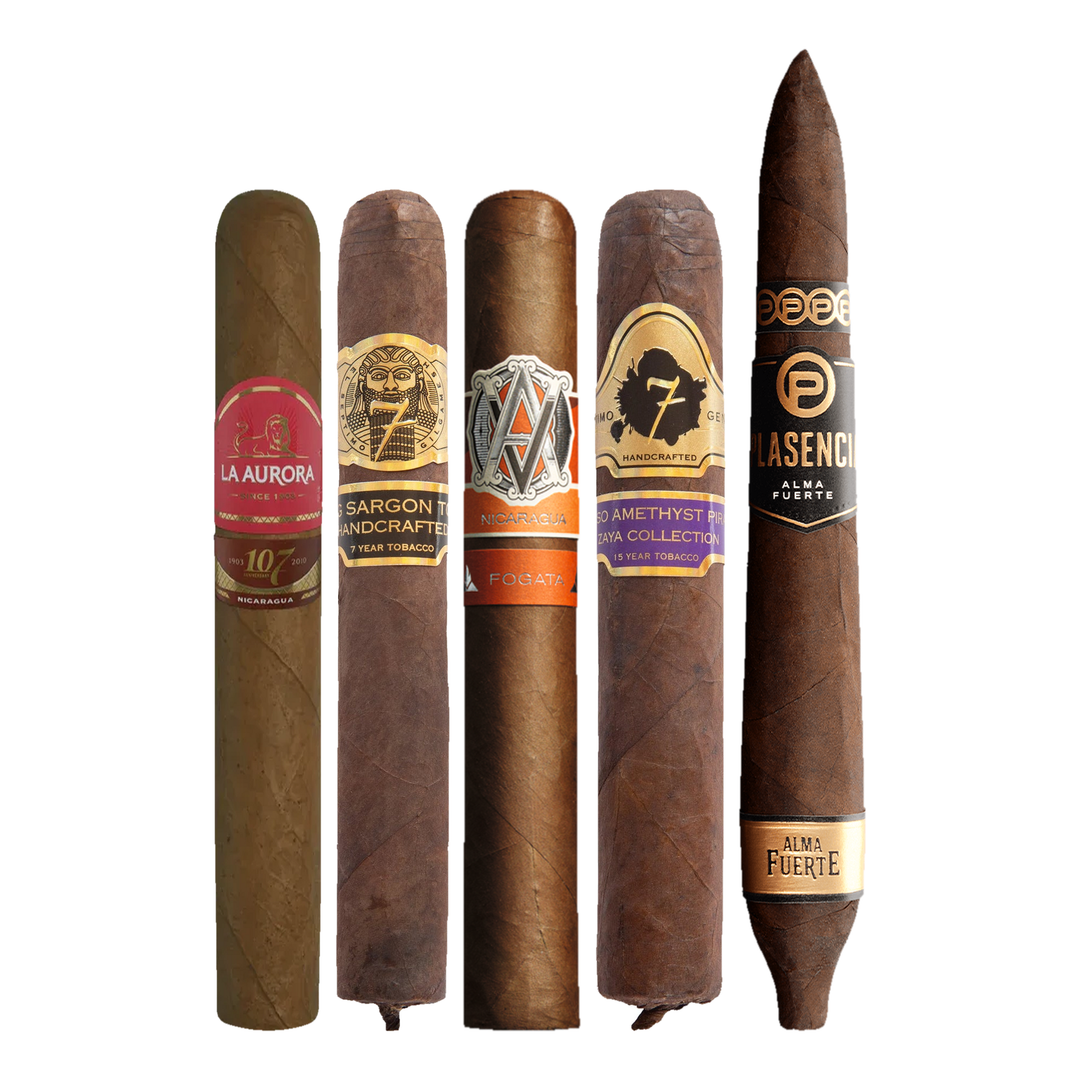 Cigar Inc. The Wheelhouse Sampler, at Cigar Inc, Woodland Hills, clean product view