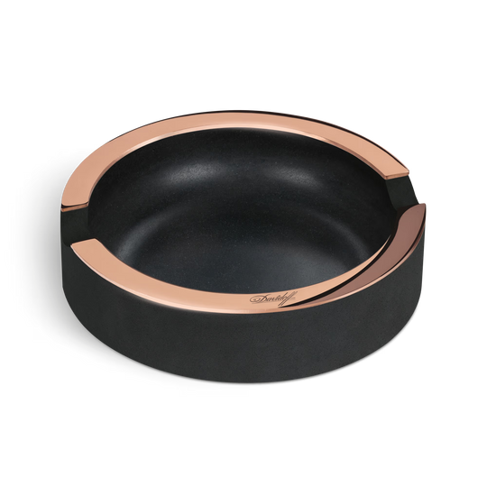 Davidoff Concrete Cigar Ashtray, Small Dark Grey