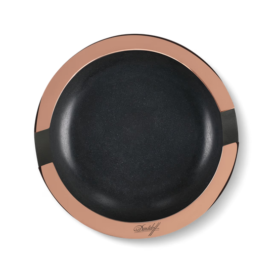 Davidoff Concrete Cigar Ashtray, Small Dark Grey