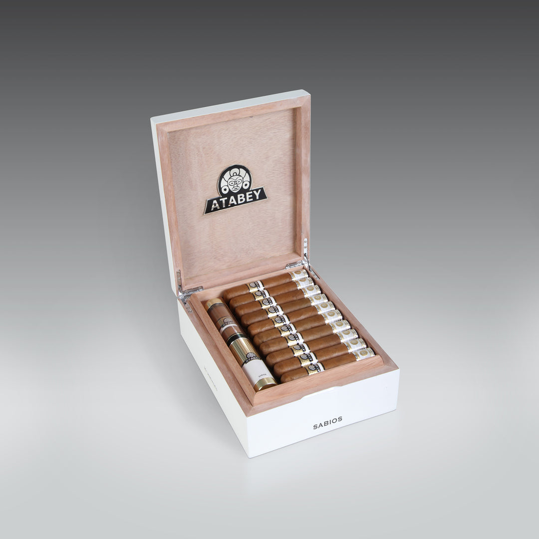 Atabey Sabios 5 1/4 x 52 Robusto Box of 25