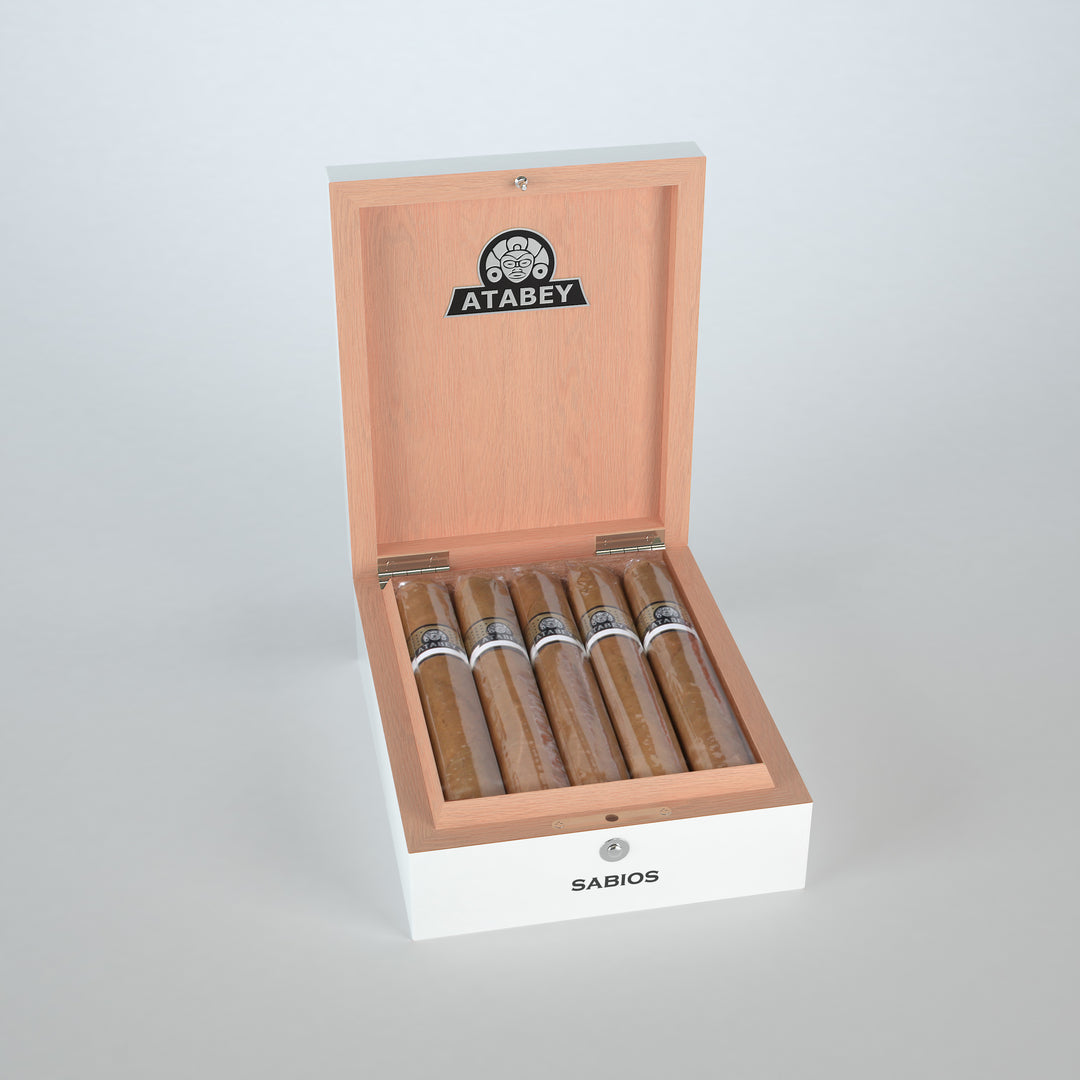 Atabey Sabios 5 1/4 x 52 Robusto Box of 25