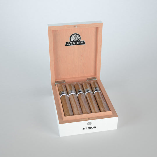 Atabey Sabios 5 1/4 x 52 Robusto Box of 25