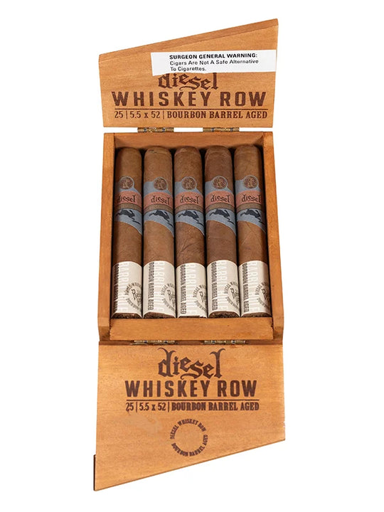 Box of 25 Diesel Whiskey Row robusto cigars in los angeles at cigar inc