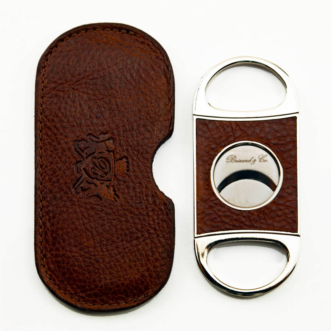 Brizard and Co - Double Guillotine Series 2 Cutter - Antique Saddle Leather (Leather)