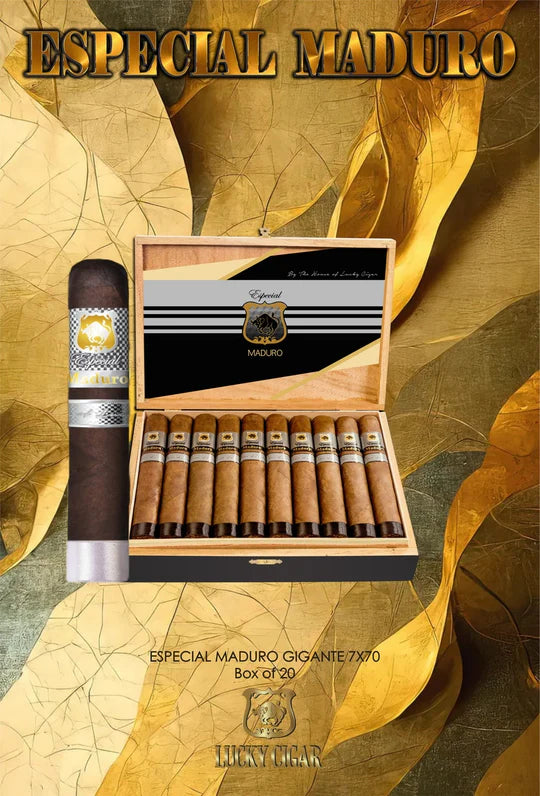 Lucky Cigar - ESPECIAL MADURO Gigante Box Press 7x70