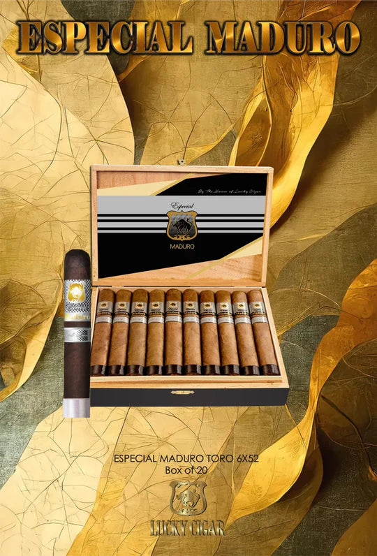 Lucky Cigar - ESPECIAL MADURO Toro Box Press 6x52