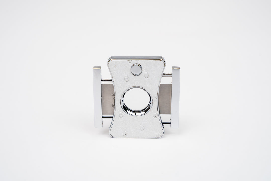 Brizard & Co - The “Elite Series 2” Cutter - White Ostrich Leather & Rosewood