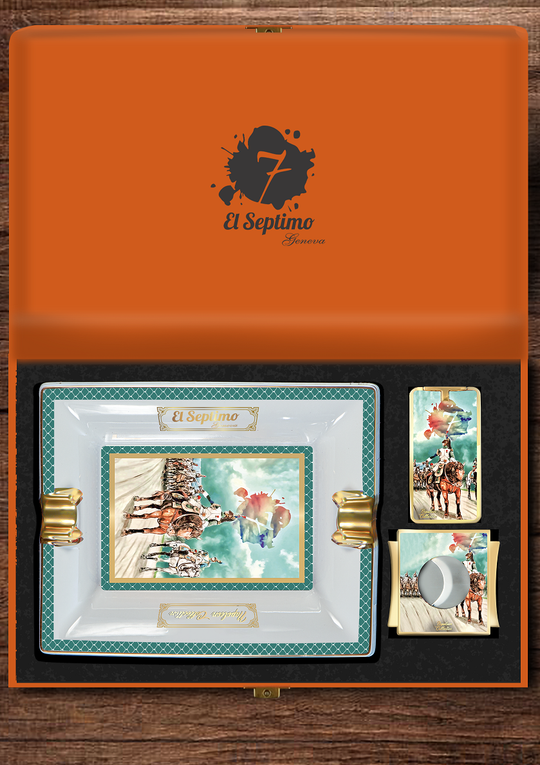 Emperor Napoleon Gift Box (Ashtray, Cutter & Lighter)