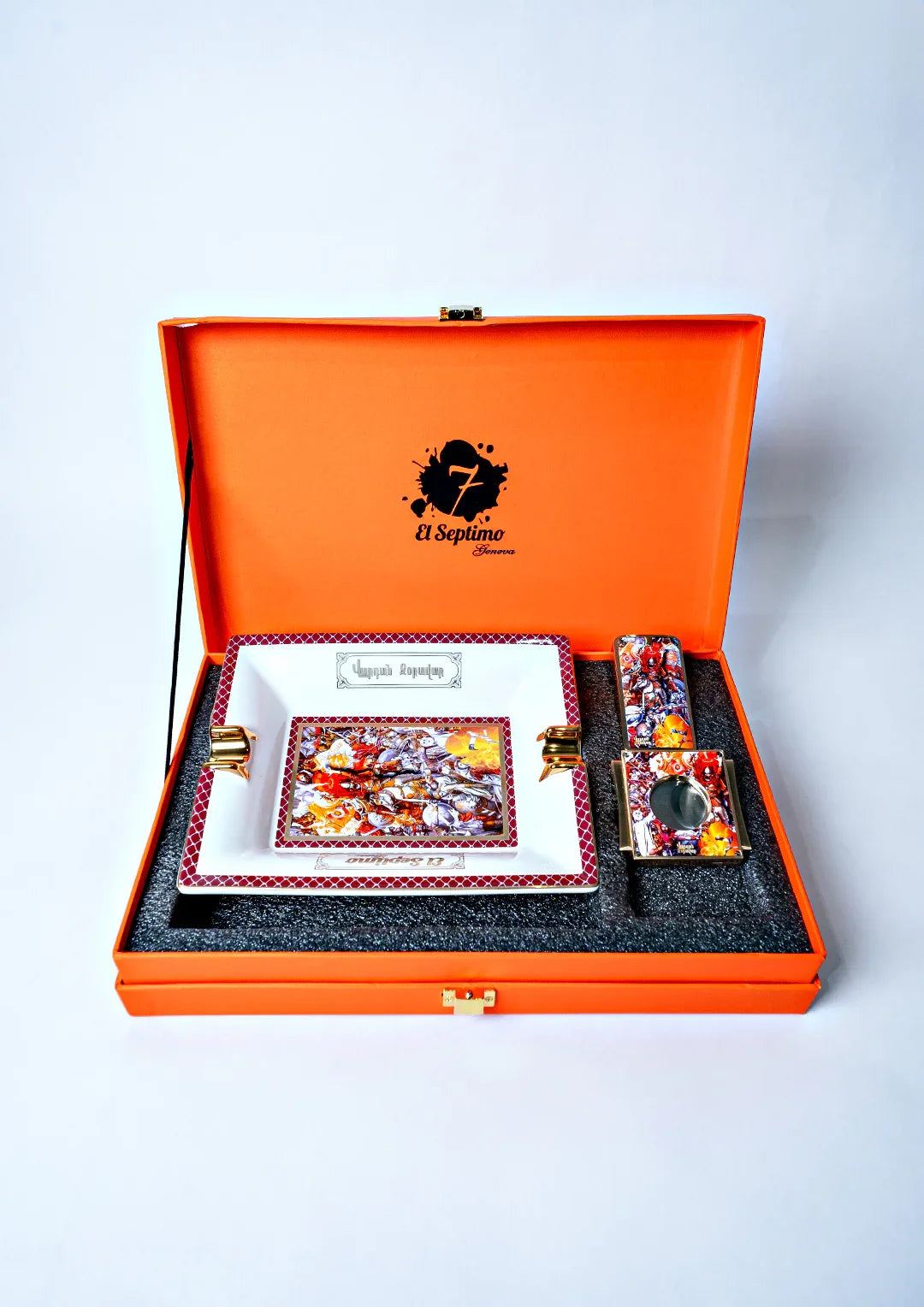 El-Septimo - Emperor Vartan Gift Box (Ashtray, Cutter & Lighter