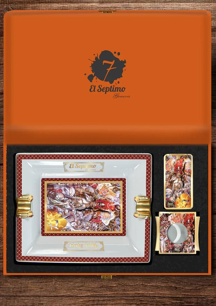 El-Septimo - Emperor Vartan Gift Box (Ashtray, Cutter & Lighter