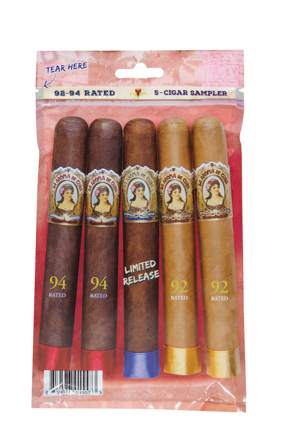 La Aroma de Cuba '92-94 Rated' Fresh Pack back - Cigar Inc