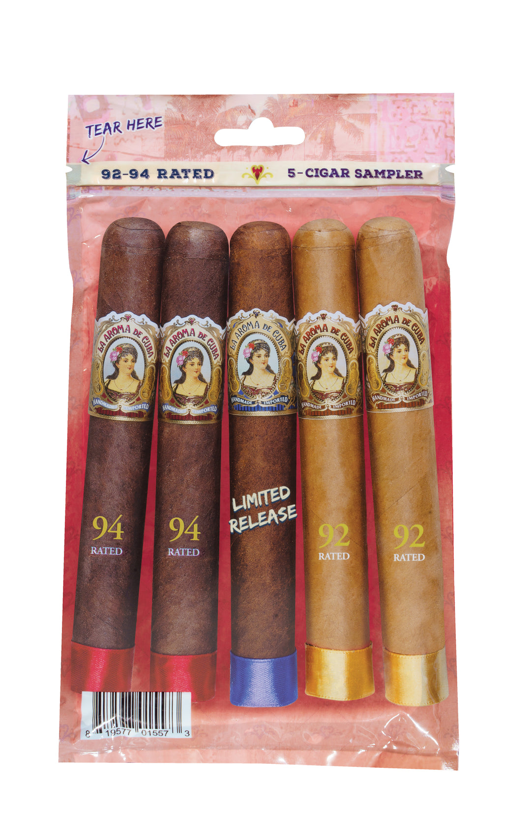 La Aroma de Cuba '92-94 Rated' Fresh Pack back - Cigar Inc