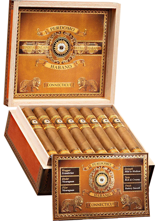 Perdomo Habano Bourbon Connecticut Box