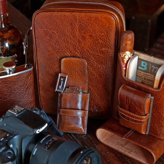 Brizard and Co - Havana Traveler - Antique Saddle Leather (Leather)