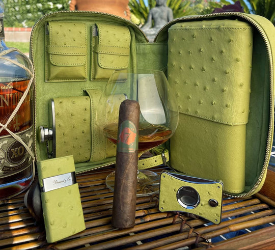 Brizard and Co - Havana Traveler - Matcha Ostrich (Ostrich)