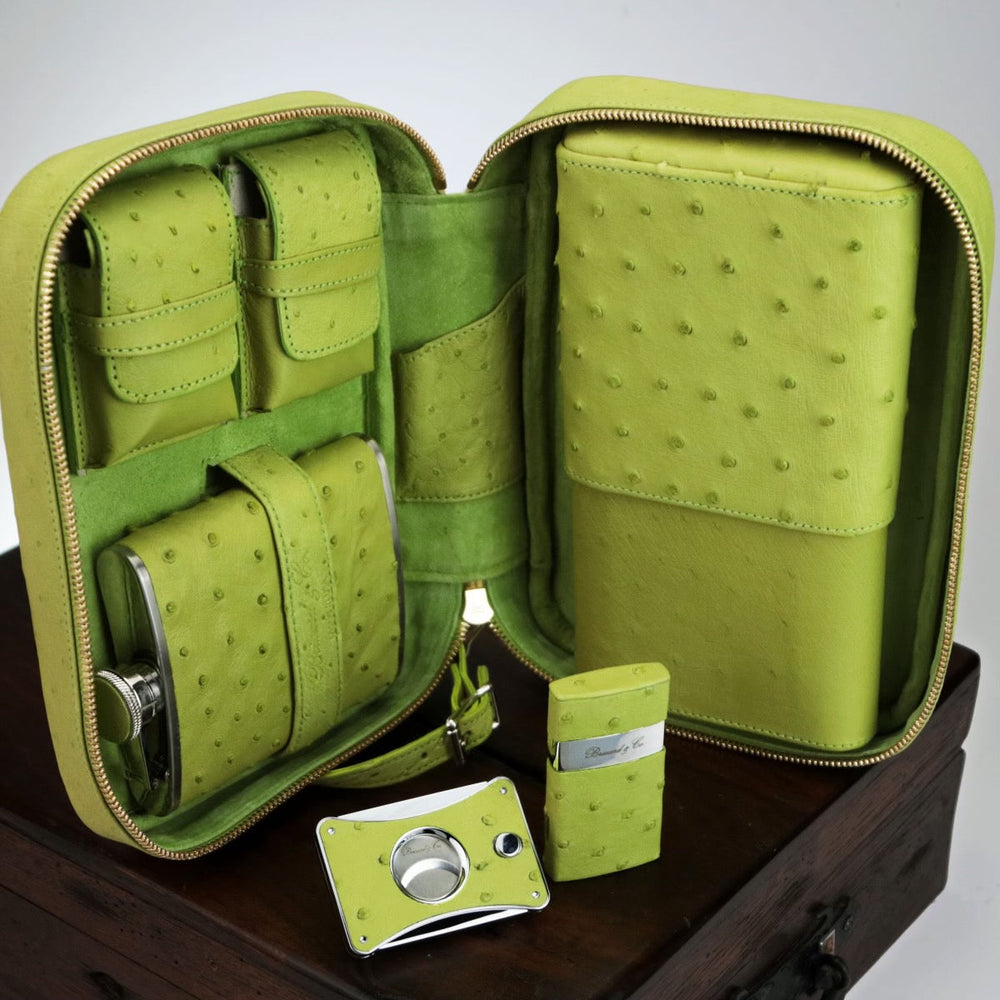 Brizard and Co - Havana Traveler - Matcha Ostrich (Ostrich)