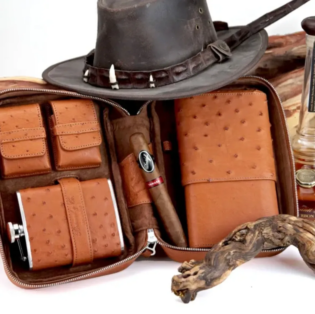 Brizard and Co - Havana Traveler - Ostrich Tan (Ostrich)