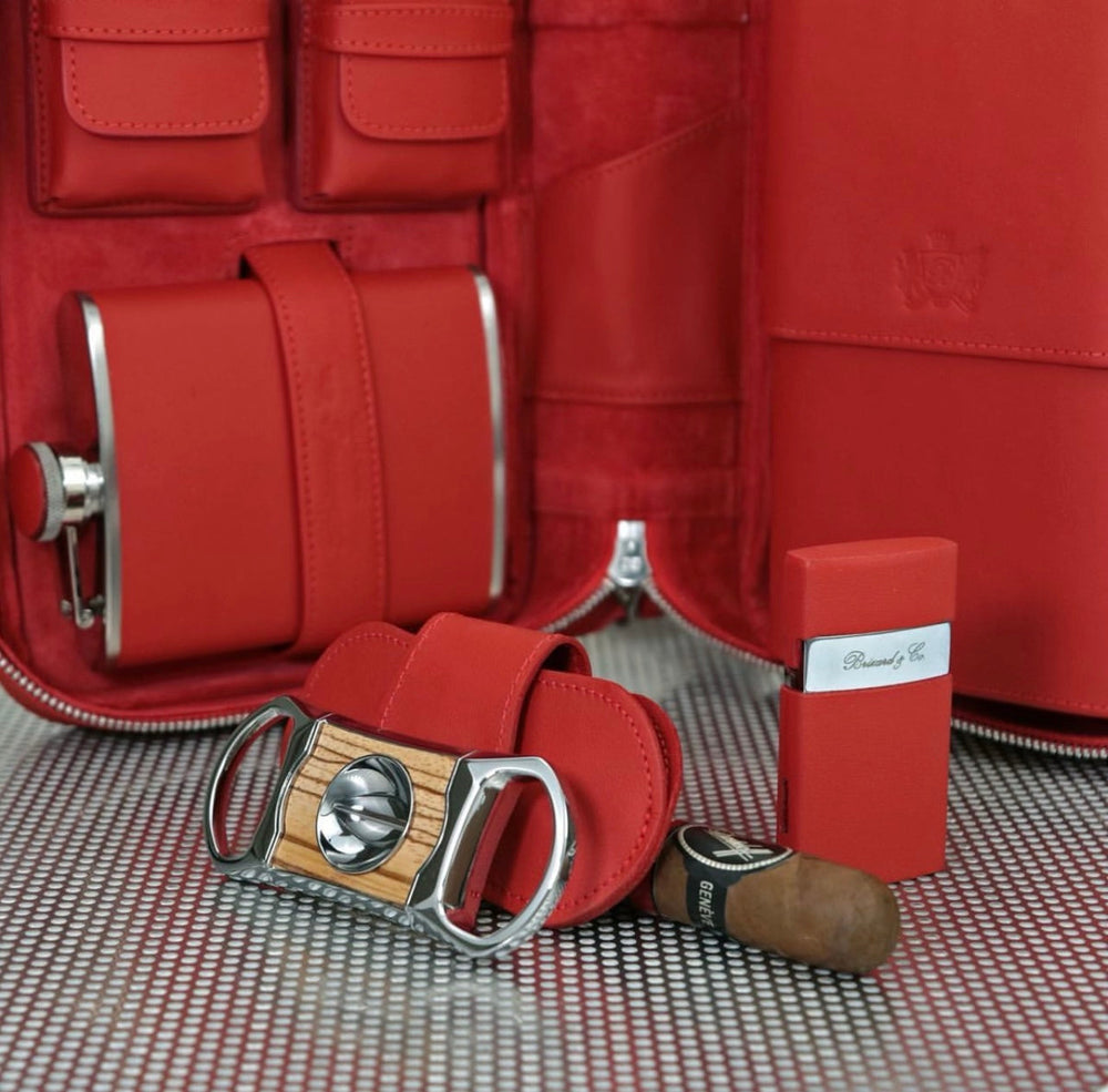 Brizard and Co - Havana Traveler - Red Leather (Leather)