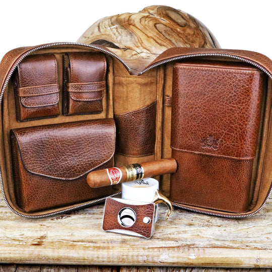 Brizard and Co - Havana Traveler (Valuables Pouch) - Antique Saddle Leather (Leather)