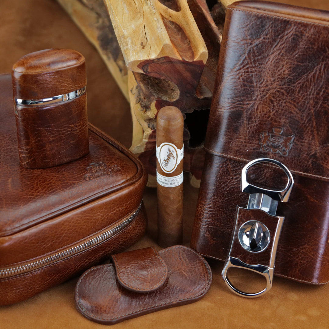 Brizard and Co - Havana Traveler (Valuables Pouch) - Antique Saddle Leather (Leather)