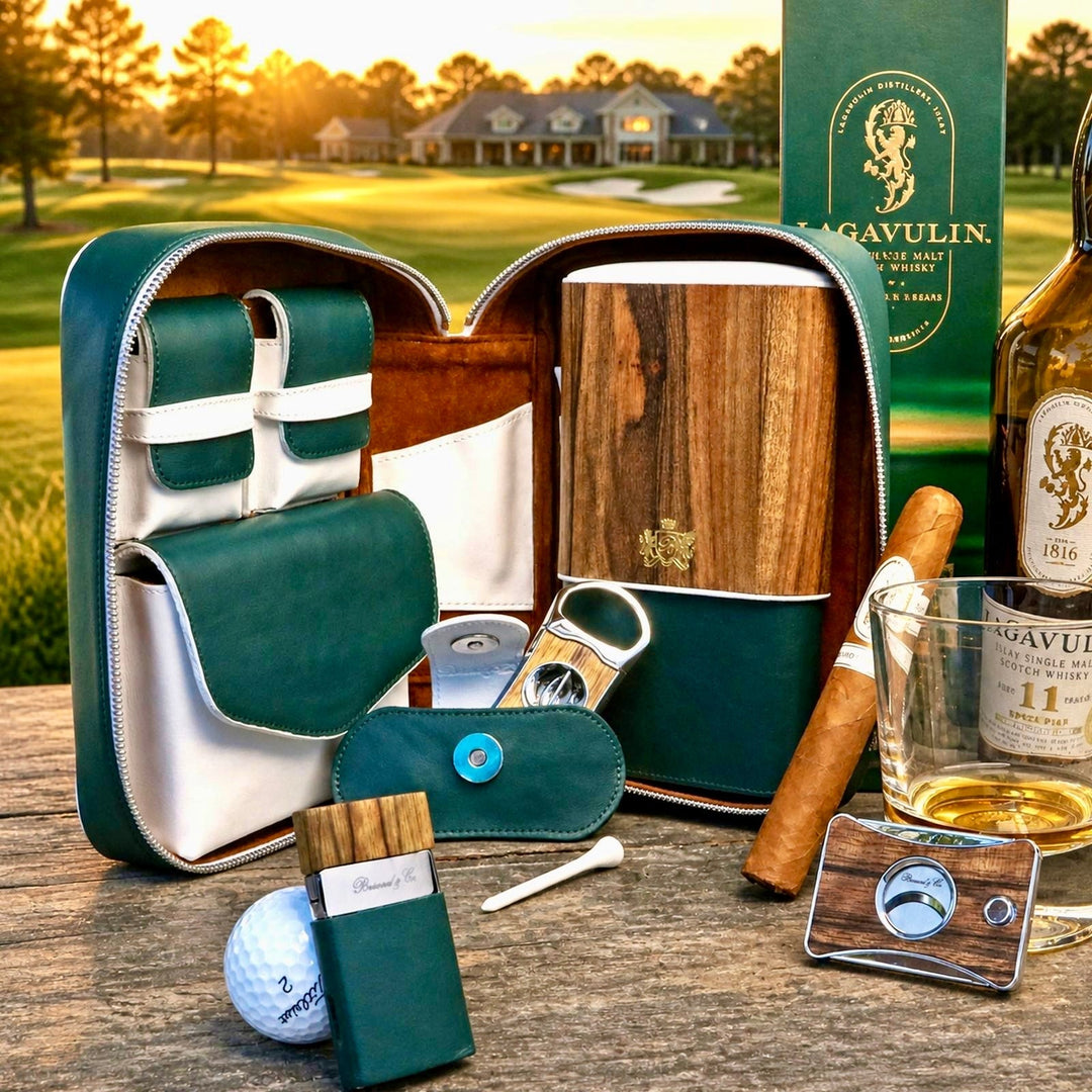 Brizard and Co - Havana Traveler (Valuables Pouch) - Golf Heritage Collection (Leather)