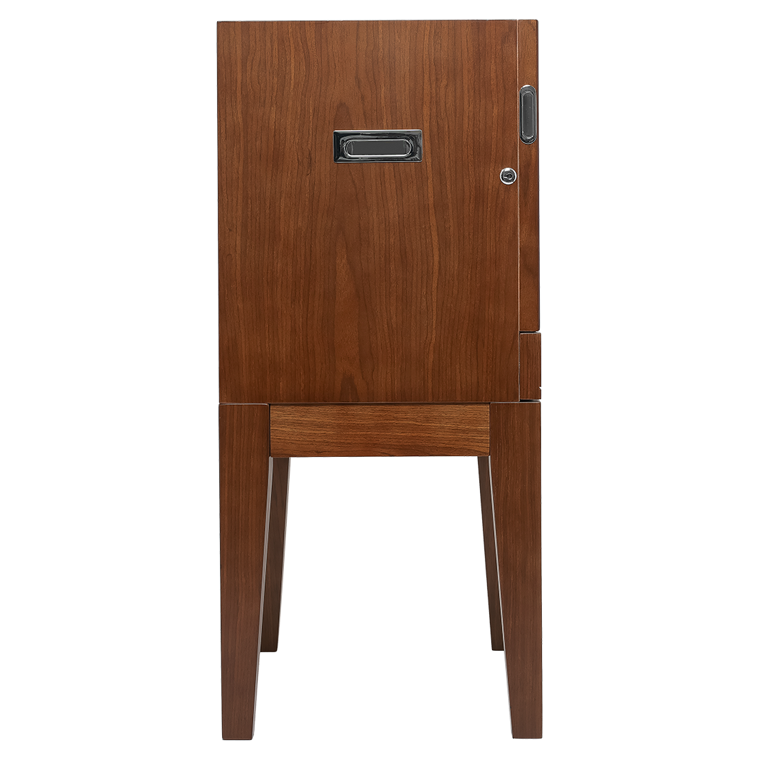 Humidor Supreme Balthazar II Walnut Oak End Table Humidor with Front Opening - view 5
