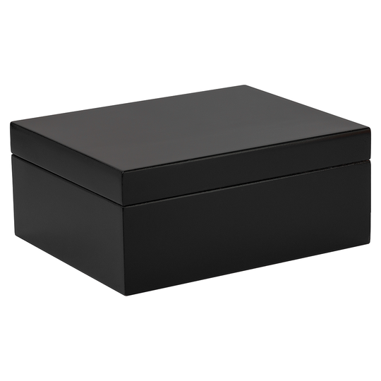 Humidor Supreme Black Humidor 40 Cigar Capacity with 2 Xikar-Boveda 84% Seasoning Packs - view 3