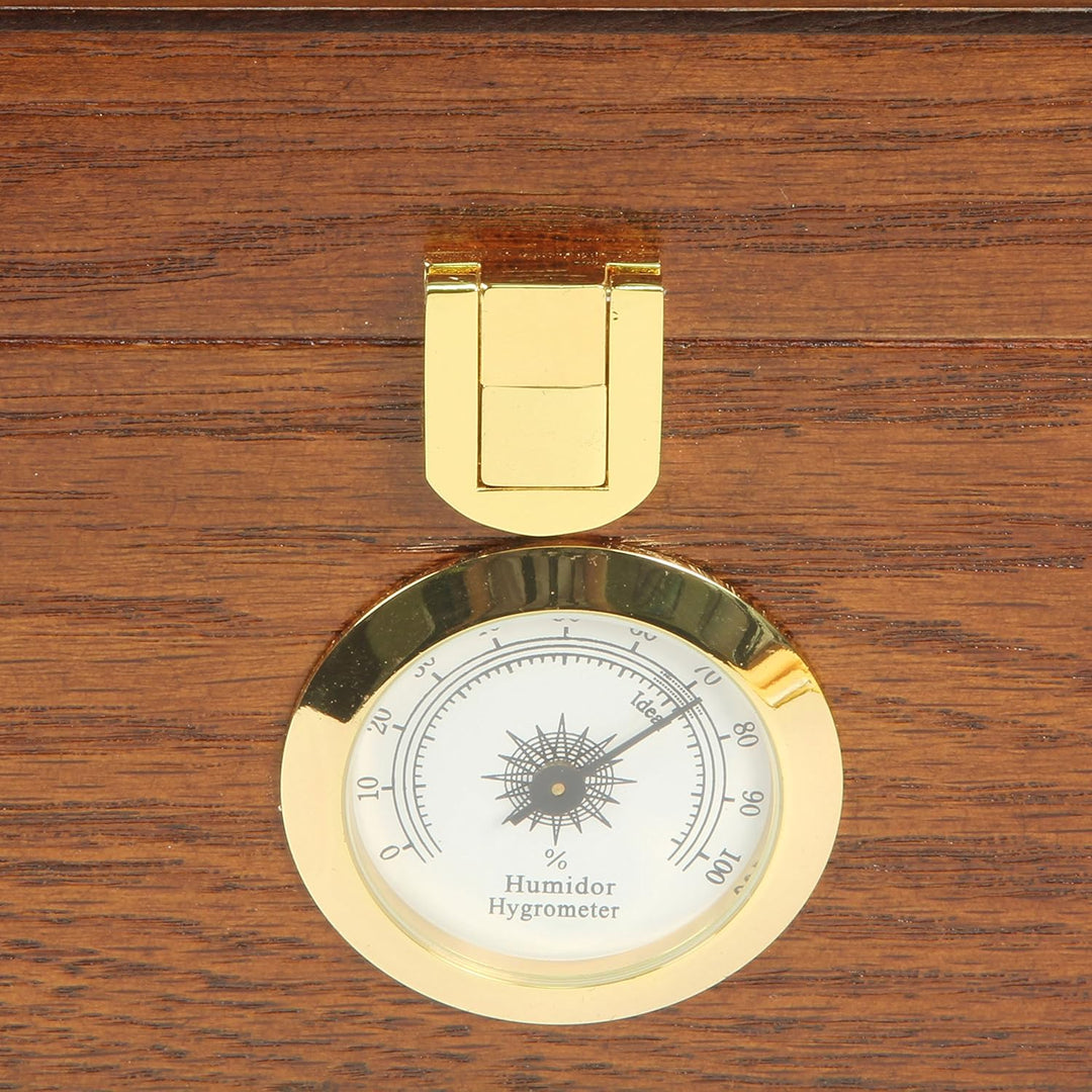 Humidor Supreme Capri Elegant Glasstop Humidor 25 Cigar Capacity with 2 Xikar-Boveda 84% Seasoning Packs - view 6