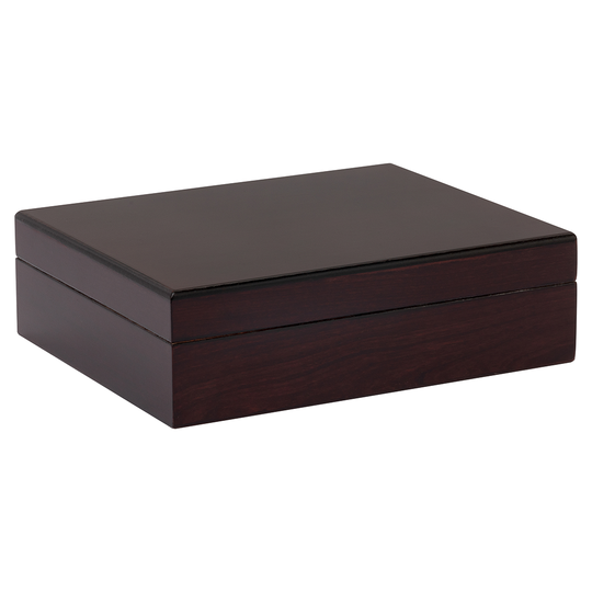 Humidor Supreme Cherry Travel Humidor 20 Cigar Capacity with 2 Xikar-Boveda 84% Seasoning Packs