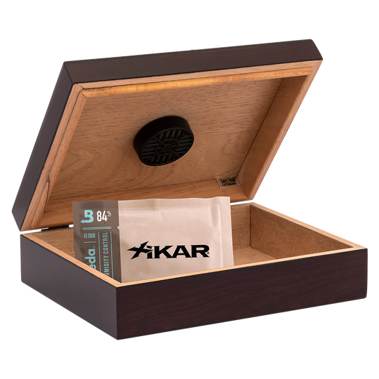 Humidor Supreme Cherry Travel Humidor 20 Cigar Capacity with 2 Xikar-Boveda 84% Seasoning Packs - view 2