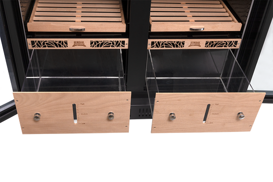 Humidor Supreme Electronic 9200 Cigar Cabinet, 2500-3000 Cigar Capacity, Black - view 3