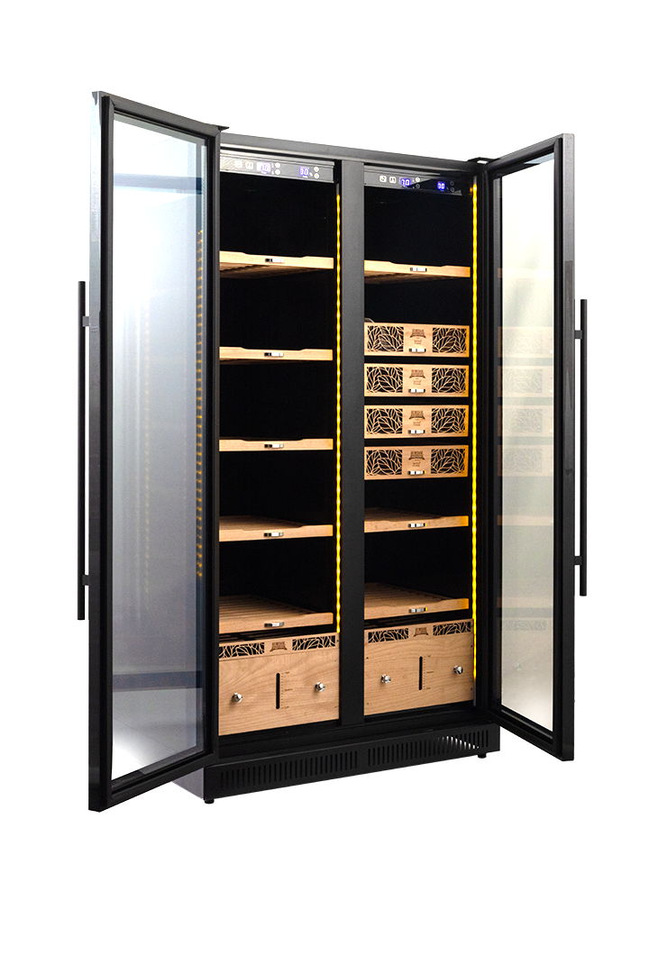 Humidor Supreme Electronic 9200 Cigar Cabinet, 2500-3000 Cigar Capacity, Black - view 8