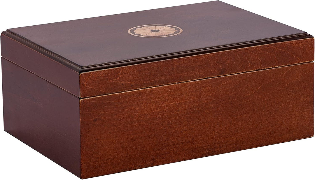 Humidor Supreme Sao Paolo Humidor with Inlay 50 Cigar Capacity with 5 Xikar-Boveda 84% Seasoning Packs - view 4