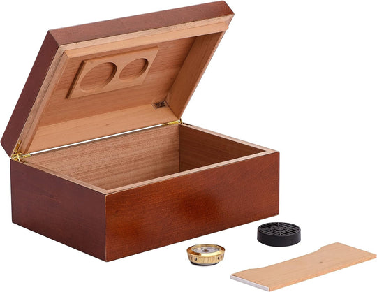 Humidor Supreme Sao Paolo Humidor with Inlay 50 Cigar Capacity with 5 Xikar-Boveda 84% Seasoning Packs - view 7