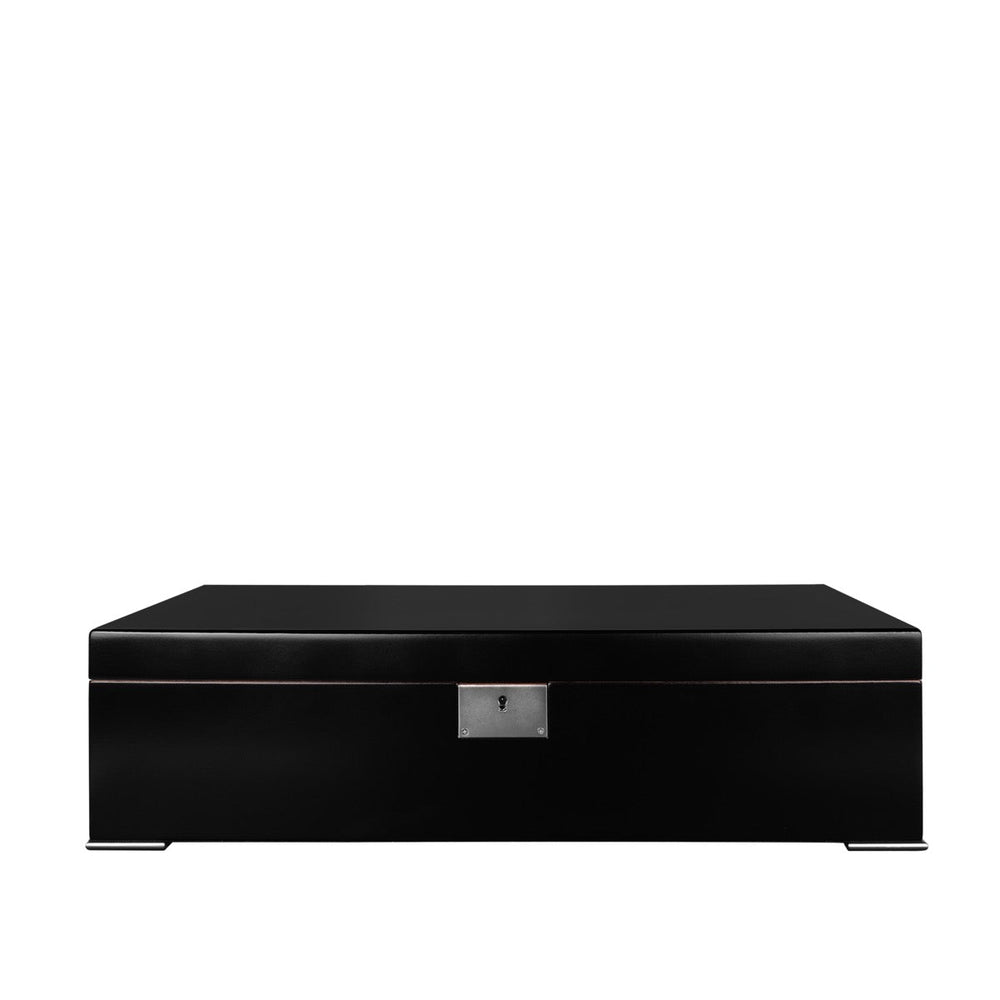 Humidor Supreme Valentino Noir in Black Finish 85-150 Cigar Capacity - view 2