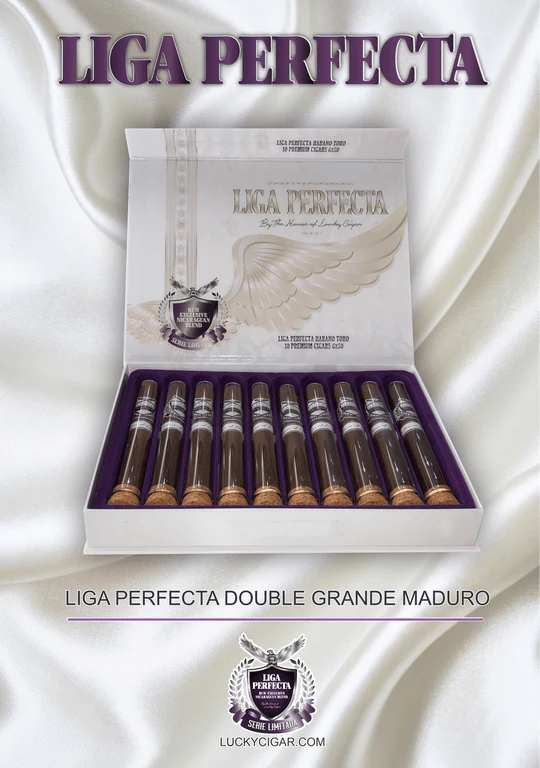 Lucky Cigar - LIGA PERFECTA RUM DOUBLE GRANDE MADURO 7.5X50