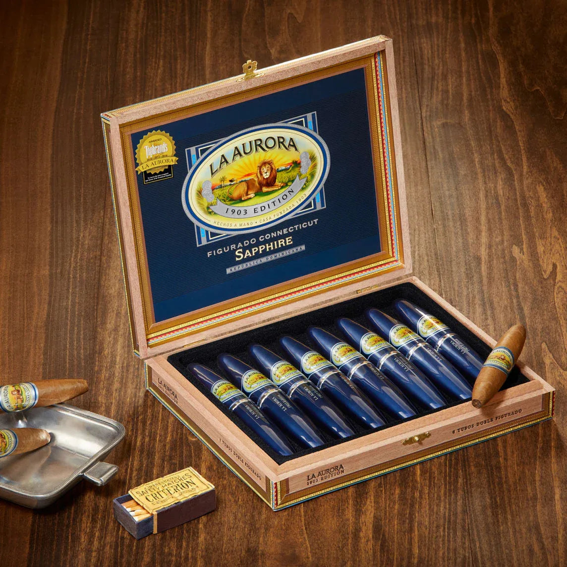La Aurora Preferido Sapphire Tubo – Connecticut Wrapper | Premium