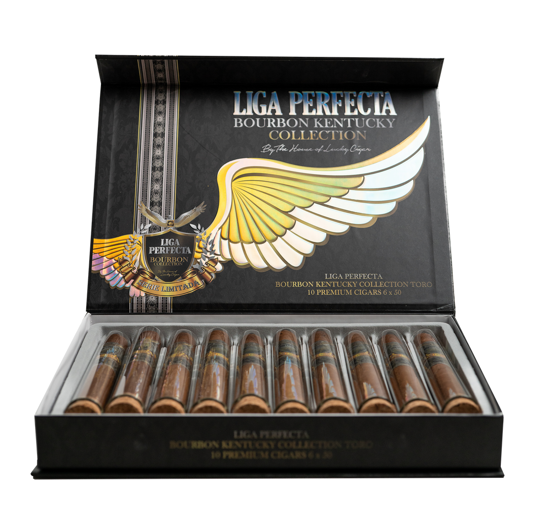 Lucky Cigar - LIGA PERFECTA BOURBON KENTUCKY COLLECTION TORO 6 X 50