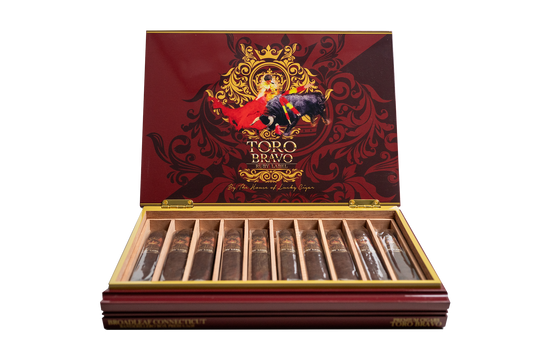 Lucky Cigar - TORO BRAVO BROADLEAF 7 1/8"X58 Box of 10