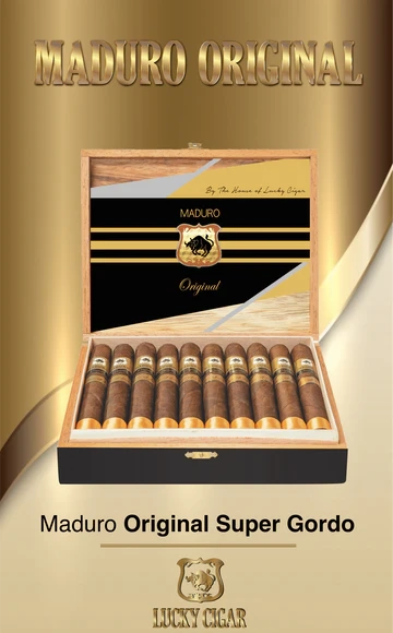 Lucky Cigar - MADURO ORIGINAL Super Gordo 6x64