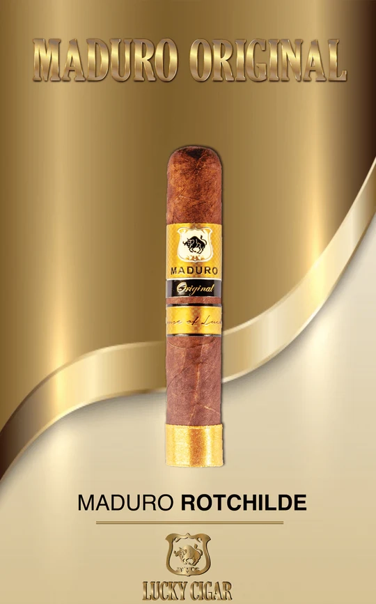Lucky Cigar - MADURO ORIGINAL Rotchilde 4 1/2 x 50