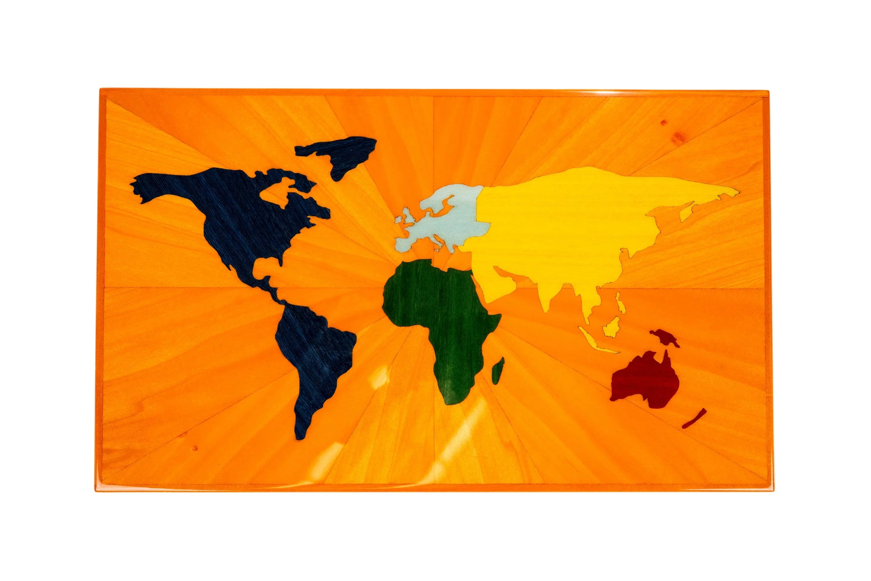 Maccarrone World Map Colors 150 ct Humidor - Cigar Inc