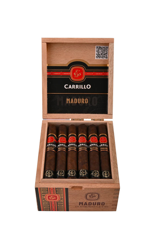 E.P. Carrillo Maduro Robusto - Box Open - Cigar Inc