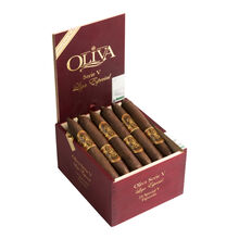 Box of Oliva Special V Figurado cigars at Cigar Inc Los Angeles