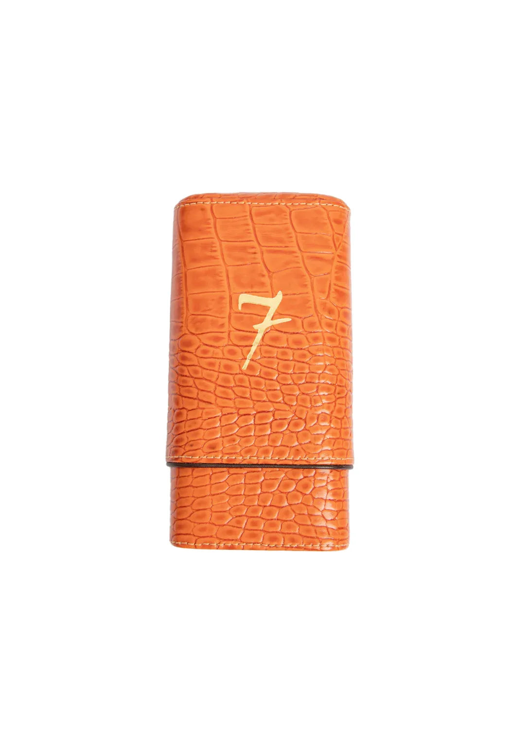 El Septimo Crocodile 3 Cigar Travel Case | Luxury Cigar Case