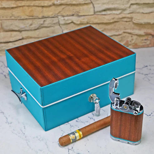 Brizard & Co – “Airflow” Cigar Humidor – Positano Collection (13/15 Count)